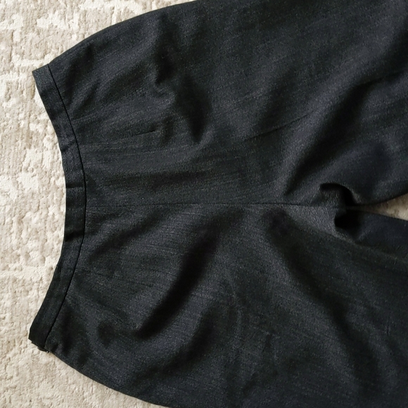 Talbots Heathered Wool Lined Trousers 14 P Black - Picture 7 of 12